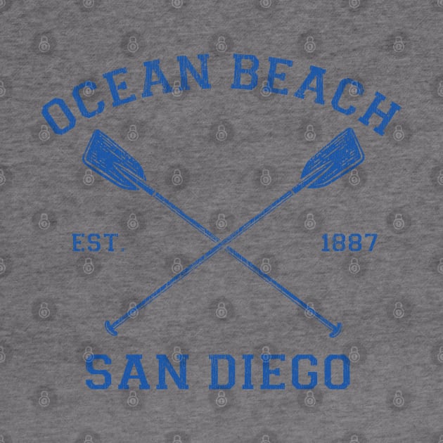 Vintage Ocean Beach San Diego Vacation graphic by Vector Deluxe